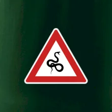 Dopravná značka - Pozor had