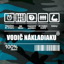 Čiarový kód - Vodič nákladiaku