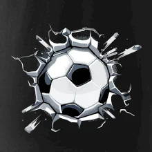 Futbalová lopta v triku