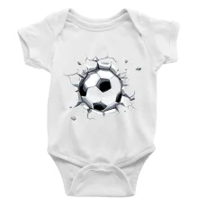 Futbalová lopta v triku Futbalová lopta v triku