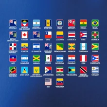 Vlajky štátov - Amerika Vlajky štátov - Amerika