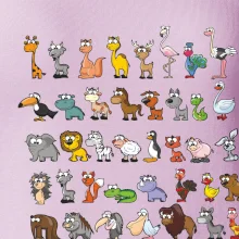 Tričko plné zvieratiek