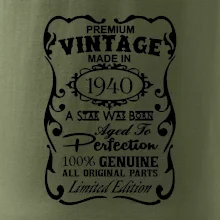 Vintage Etiketa - 1940