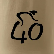 Cyklista oslavuje štyridsiatku (40)