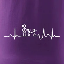 Ekg mamička a dievča + chlapec