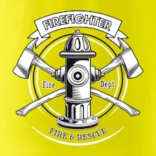 Firefighter logo Fire and rescue