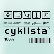 Čiarový kód - cyklista
