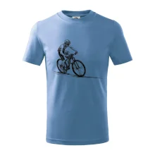 MTB kreslený cyklista