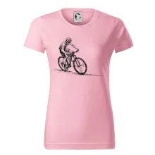 MTB kreslený cyklista