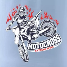 Motocross extreme sport fire