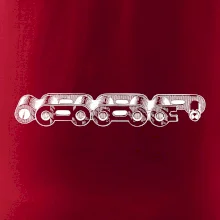 Cyklistická reťaz nákres