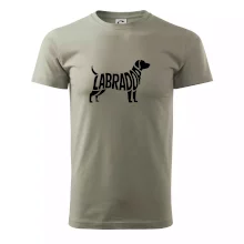 Labrador nápis v tele
