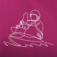 Kajak na vode jedným ťahom