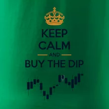 Keep Calm and Buy the Dip - koruna a graf