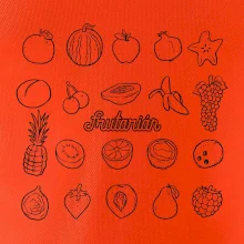 Frutarián ovocie vo štvorci