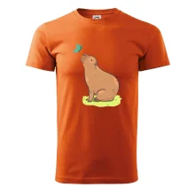 Kapybara a motýlik