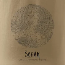 Šerák - vrstevnice v kruhu