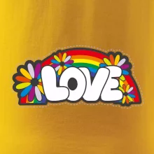 Love s dúhou v pozadí