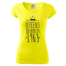 Queens are born in 1963