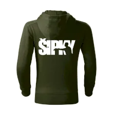 Šípky - nápis so šípkarom