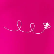 Dráha letu včely - slučka