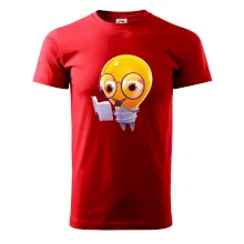 Žiarovka premýšľa nad knihou