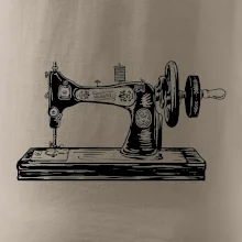 Šijací stroj - starý kreslený