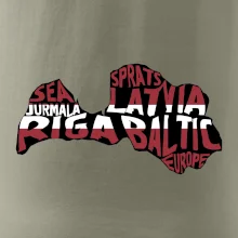 Mapy - názvy miest - Lotyšsko