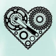 Srdce plné cyklo dielov