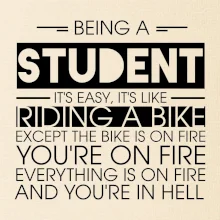 Being a student - bike