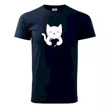 Mačka drží srdce Mačka drží srdce