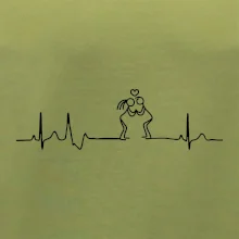 EKG zamilovaný pár