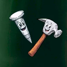 Parové tričko - Kladivo a klinec