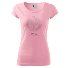 Špičák - vrstevnice v kruhu