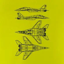 Mig 29 Fulcrum - obrys