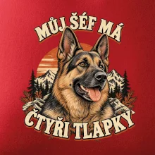 Můj šéf má čtyři tlapky - německý ovčák