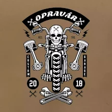 Motorkár  lebka opravár