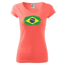 Brazília vlajka štetkou