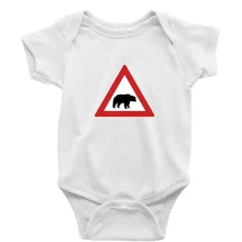 Dopravná značka - Pozor ľadový medveď