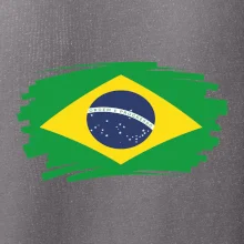 Brazília vlajka štetkou