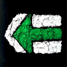 Párová turistická značka zelená Párová turistická značka zelená