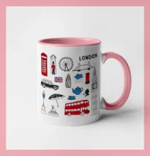 Velká Británie - kreslené ikonky