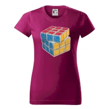 Rubikova kocka kreslená