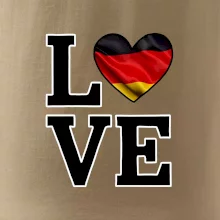 Love Nemecká vlajka