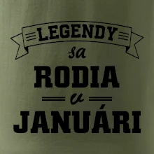 Legendy sa rodia v januári