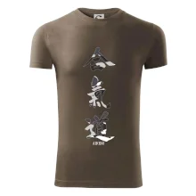 Aikidó maskáčový nápis Aikidó maskáčový nápis