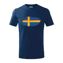 Švédska vlajka kreslená