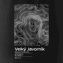 Velký Javorník (Beskydy) - vrstevnice v obdĺžniku