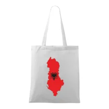 Albánsko mapa a znak