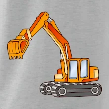 Bager bez nápisu oranžový